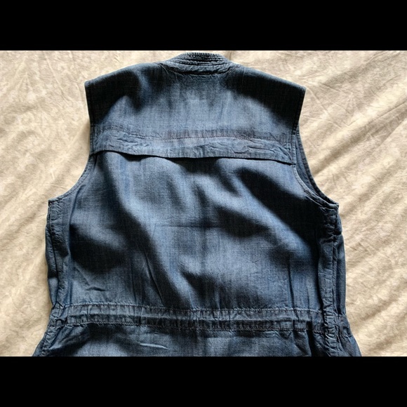 Gap lyocell sleeveless long vest - Picture 9 of 13